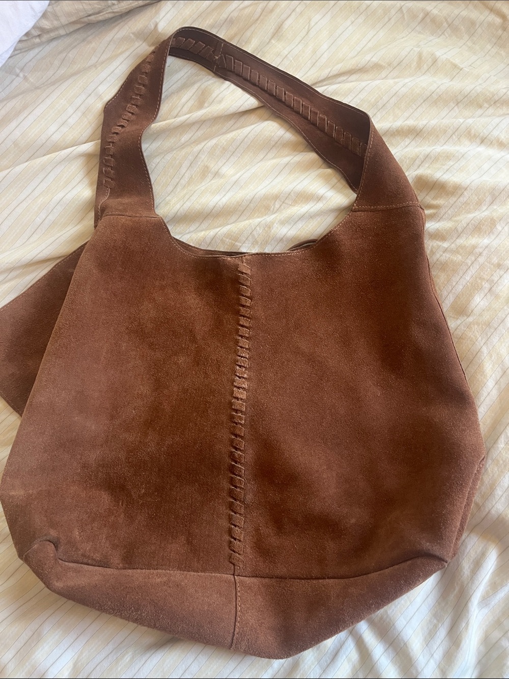 Haute hippie Suede Hobo Bag in Brown - Picture 4 of 5
